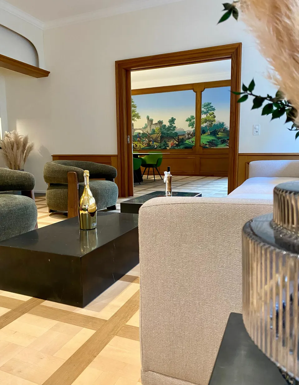 Die Lounge im Homie-Büro wo das Afterwork-Event stattfindet